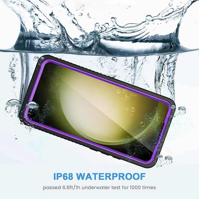 Lanhiem for Samsung Galaxy S23+ Plus Case, IP68 Waterproof Dustproof Case - Image 2