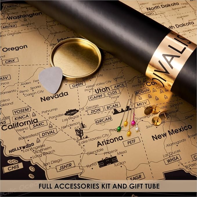 Detailed Scratch off USA Map - Image 5