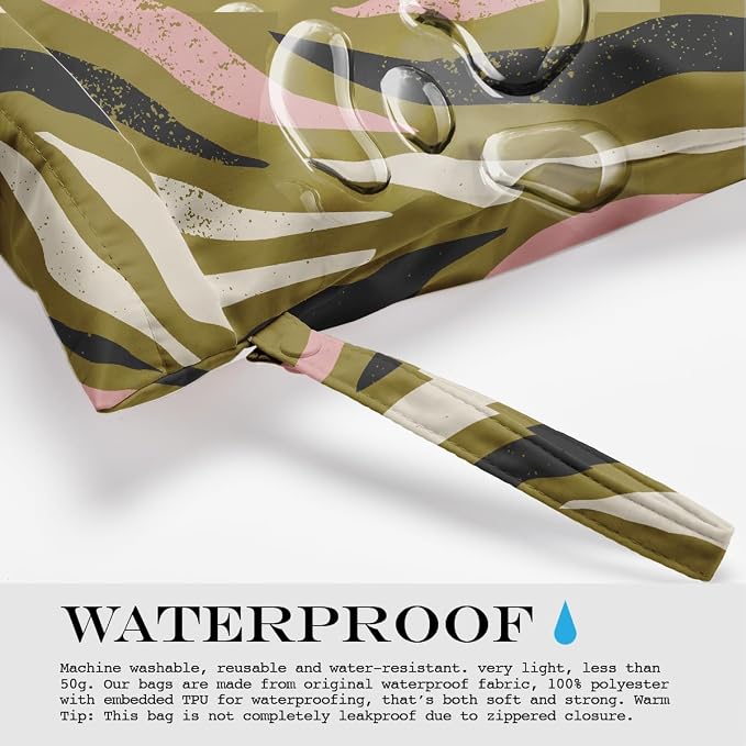 Wet Bag, Wet Dry Bag, Wet Bag for Swimsuit, Dirty Yoga Gym Clothes, Makeup Bag - Image 6