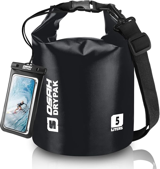 Waterproof Dry Bag, 5L/10L/20L/30L/40L Roll Top Lightweight Storage Backpack by OSAHDRYPAK