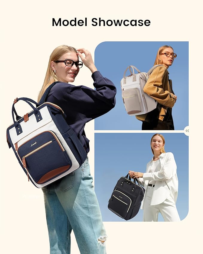 LOVEVOOK Laptop Backpack for Women Work Bag - Image 2