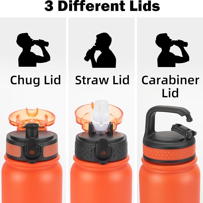 Oldley Insulated Water Bottle 20oz Water Bottles - Image 2