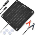 ECO-WORTHY 10W Solar Car Battery Charger Maintainer 12V Waterproof Portable by ECO-WORTHY