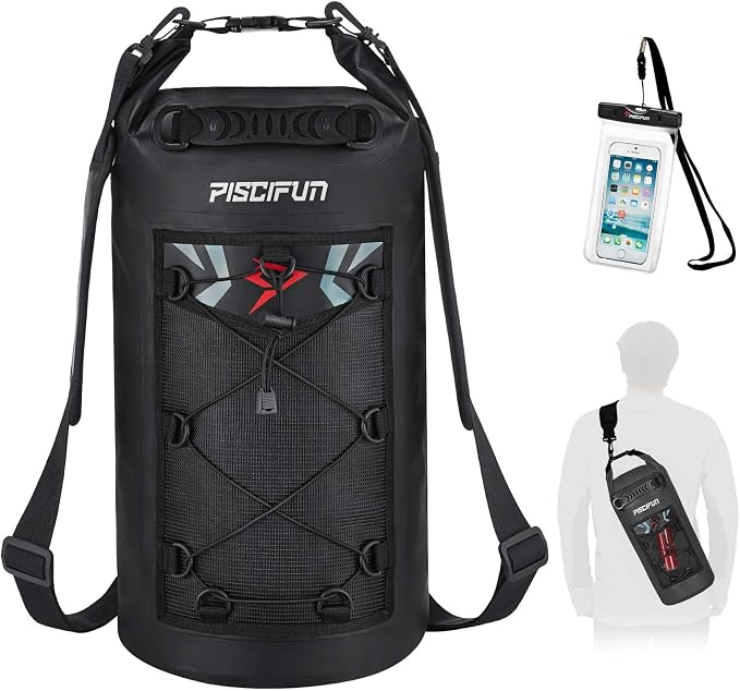 Piscifun Dry Bag, Waterproof Floating Backpack 10L/20L/30L/40L by Piscifun