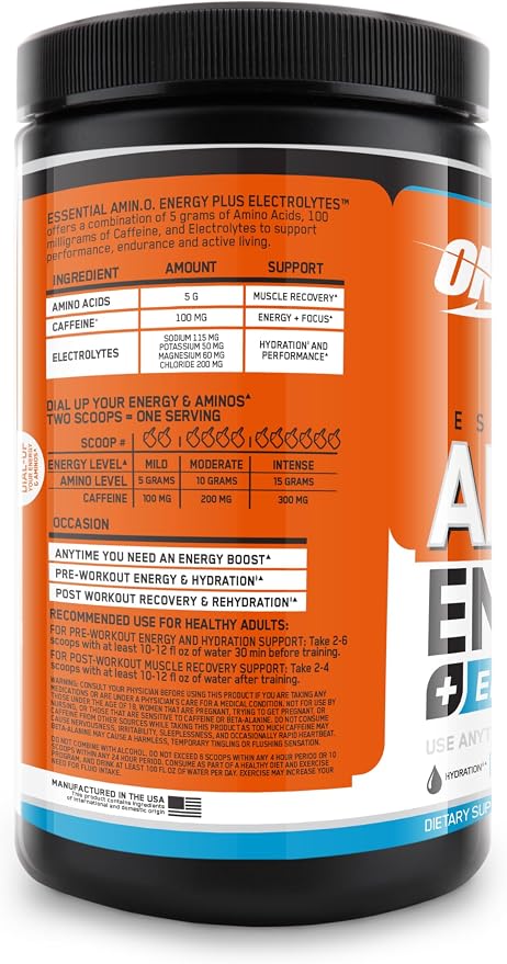 Optimum Nutrition Amino Energy Powder Plus Hydration, - Image 15