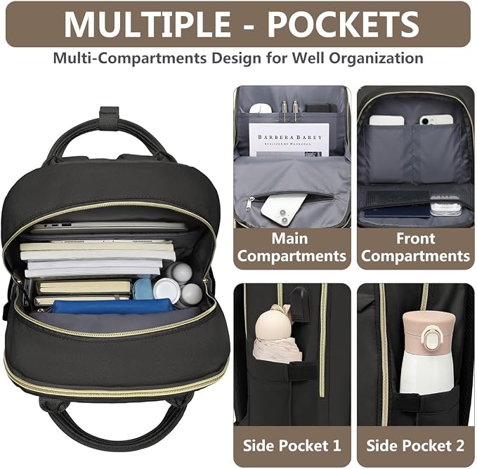 Laptop Backpack for Women Work Bag - Image 3