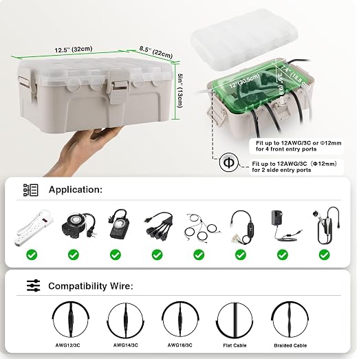 Flemoon Outdoor Electrical Box - Image 3