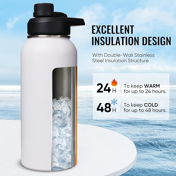 Fijinhom 32 oz Insulated Water Bottle - Image 2