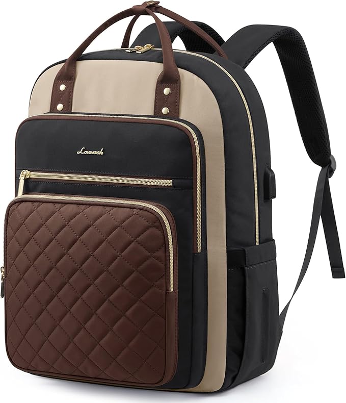 LOVEVOOK Laptop Backpack Purse for Women, 15.6" Laptop Bag for Travel by LOVEVOOK