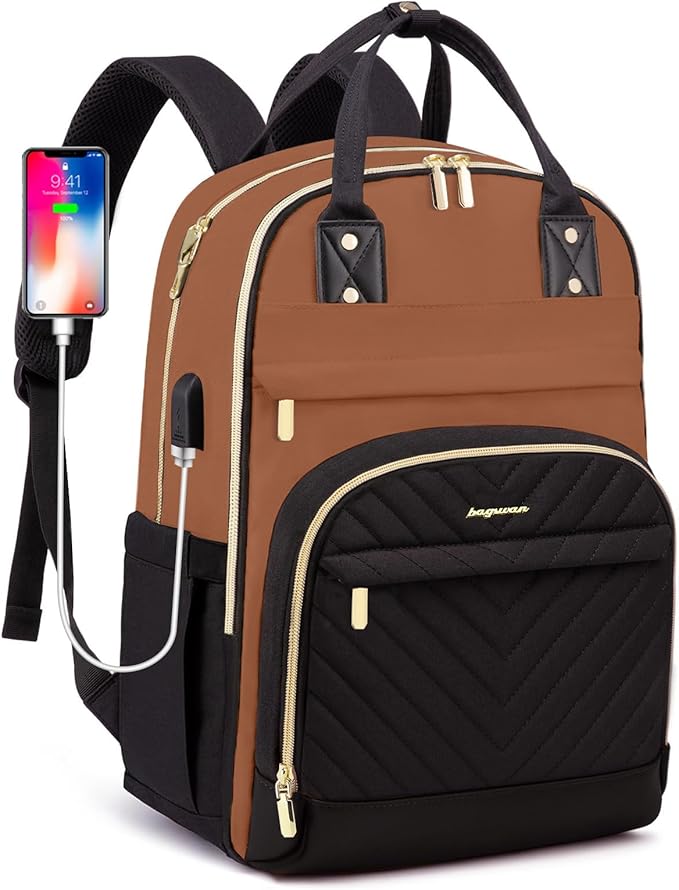 Laptop Backpack for Women Work Bag by BAGSWAN