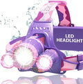 DanForce Headlamp, Ultra Bright Rechargeable LED Headlamp, LUMINUS 1080 Lumens by DanForce