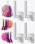 Hat Rack for Hat Storage, Strong Adhesive Hat Hooks for Wall Organizer for by Sunfanie