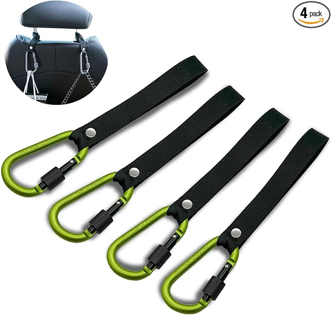 Headrest Hooks for Car by ECOSHIRE