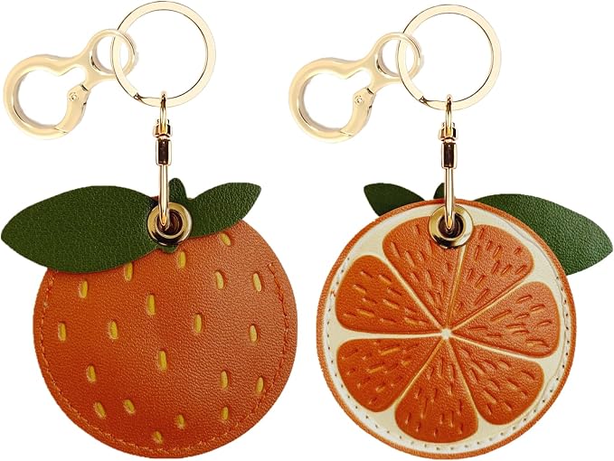 Leather Keychain Holder Case Compatible by BORKUANA
