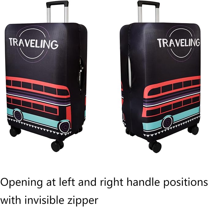 WUJIAONIAO Travel Luggage Cover Baggage Suitcase Cover Protector Skins 18-32 - Image 2