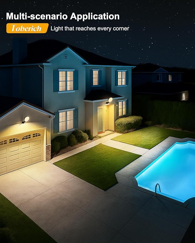 LED Barn Light 2Packs, 150W 20000LM Yard Area Lights Dusk to Dawn Outdoor - Image 7