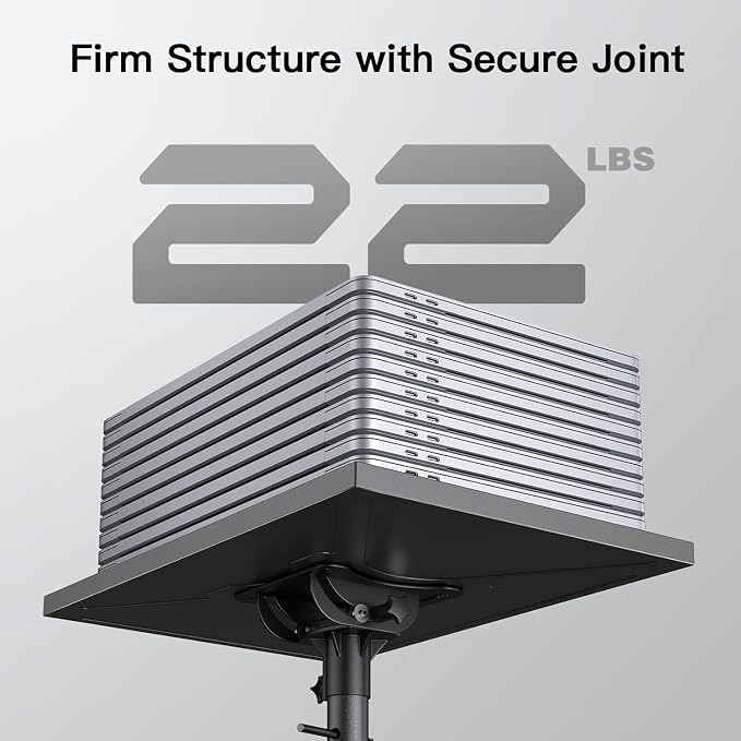 AMADA HOMEFURNISHING Height Adjustable Projector Tripod Stand - Image 3