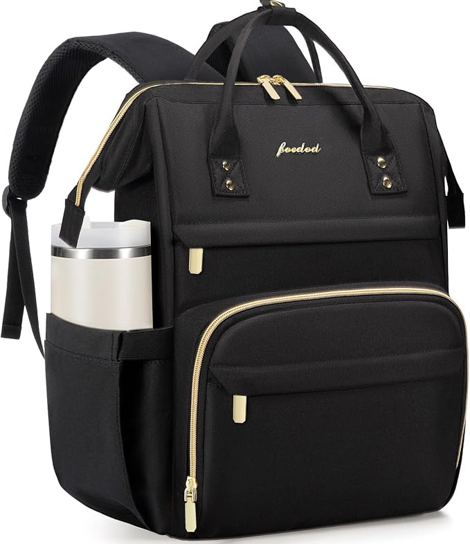 FOCDOD Women Laptop Backpack Work Bag by FOCDOD