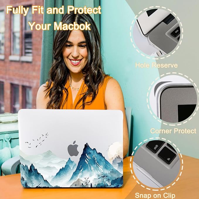 Printed Case for MacBook Air M1 13 inch 2020 2019 2018 Release, Aesthetic Hard - Image 6