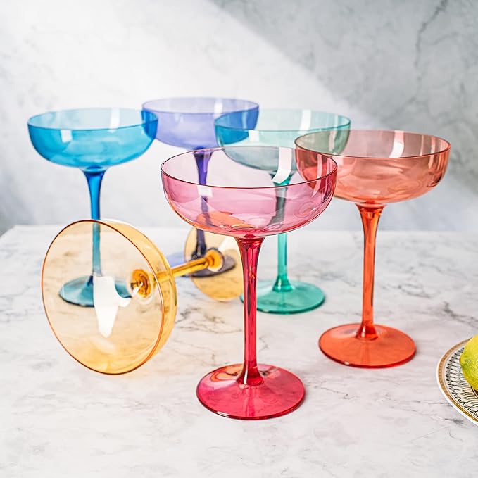 Plastic Acrylic Shatterproof Martini, Champagne & Cocktail Unbreakable Glasses - Image 7