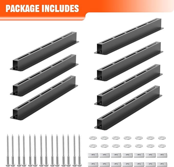 TORACK Garage Ceiling Bin Storage Rack, Adjustable Heavy Duty Overhead Tote - Image 8