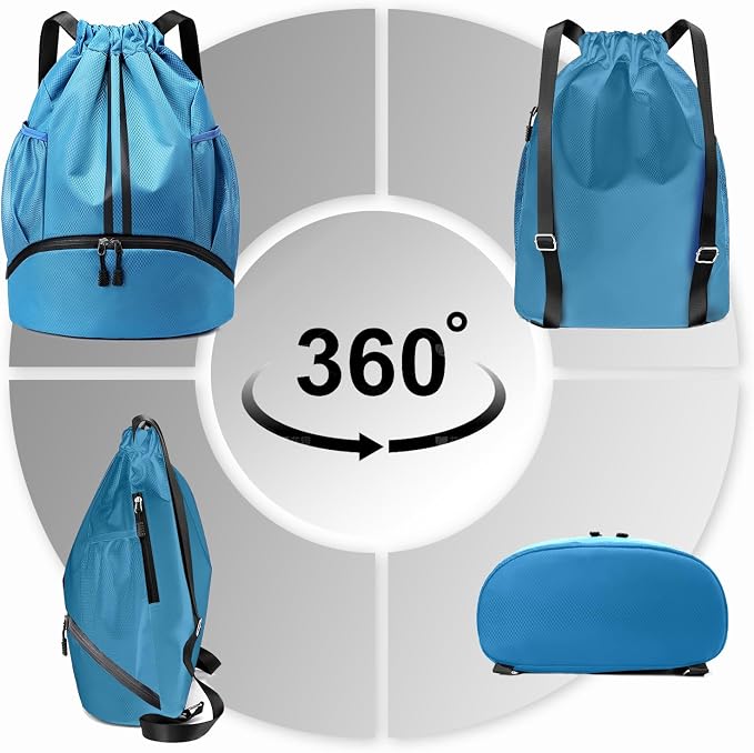 Hoedia Sports Drawstring Backpack - Image 7