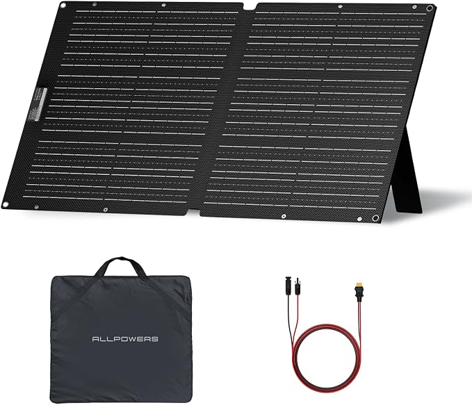 ALLPOWERS SE100 100W Portable Solar Panel Charger, High-Efficiency 23-25% by ALLPOWERS