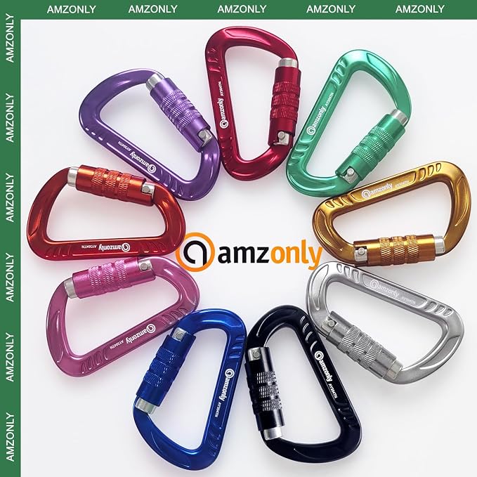 3inch Auto Locking Carabiner Clips Heavy Duty, 12KN /2697lbs Lightweight - Image 7