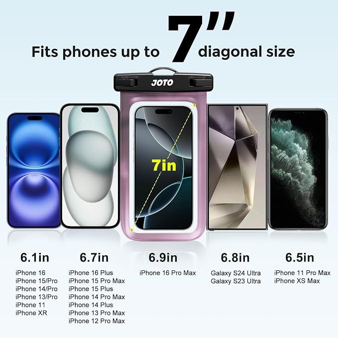 JOTO Up to 7" Universal Waterproof Phone Case - Image 4