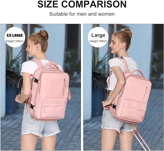 WONHOX Large Travel Backpack Carry on Flight Approved Laptop Work Business - Image 3