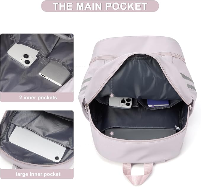 coofay Gym Backpack For Women Waterproof Backpack - Image 3