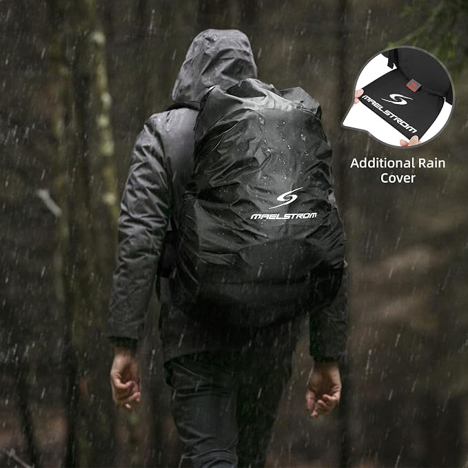 Maelstrom Hiking Backpack, 40L Waterproof Camping Daypack - Image 6