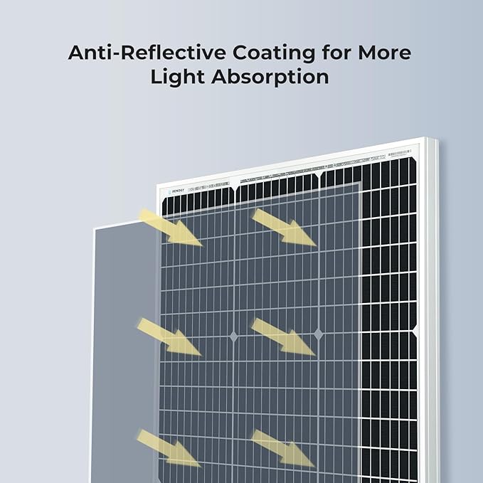 Renogy Solar Panel 50 Watt 12 Volt, High-Efficiency 50W Solar Panel - Image 6