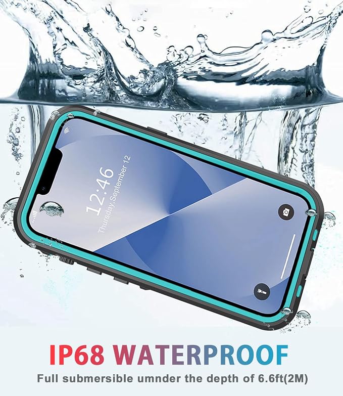 for iPhone 13 Case Waterproof Shockproof Dustproof Full-Body Sturdy - Image 4