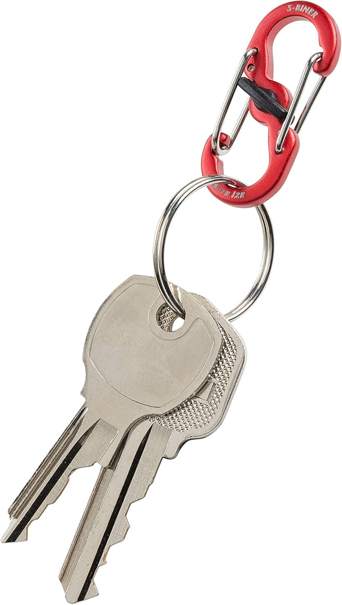 Nite Ize S-Biner MicroLock Aluminum, Locking Keychain Carabiner, 5 Pack - Image 4