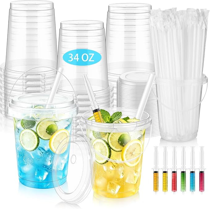 30 Sets 34 oz Drink Buckets by Dualshine
