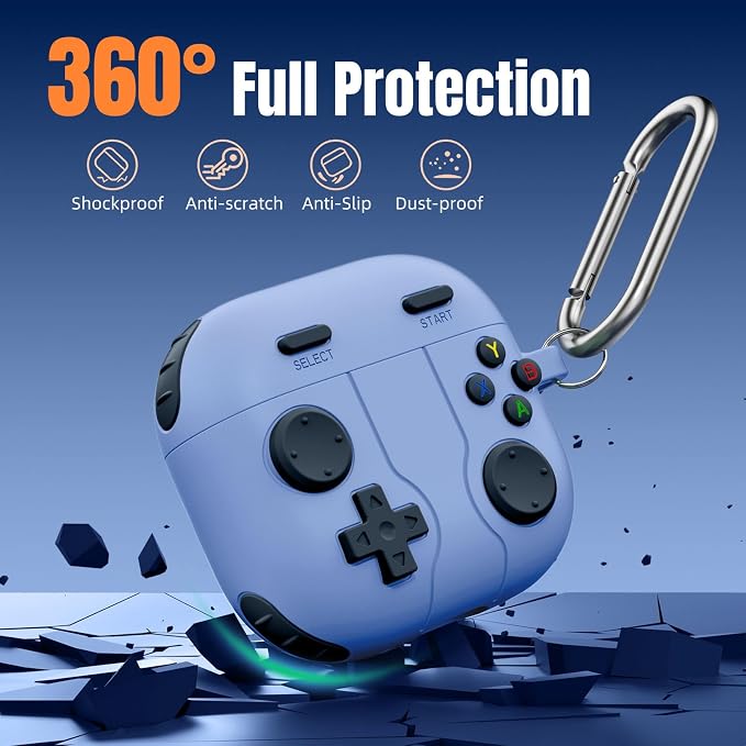 Getino Game Case for AirPods 4 2024 Cover - Image 3