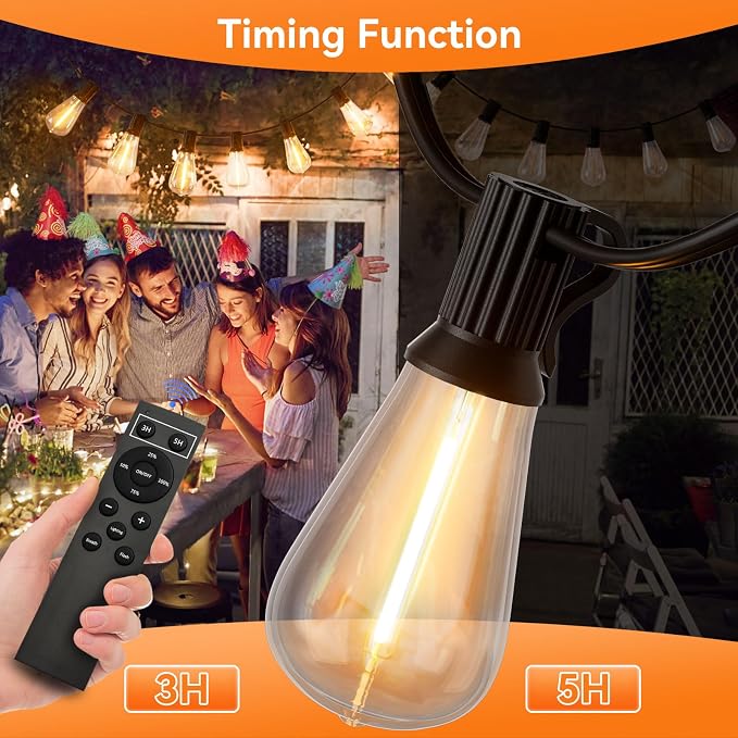 100 FT Solar String Lights Outdoor Waterproof - Image 6