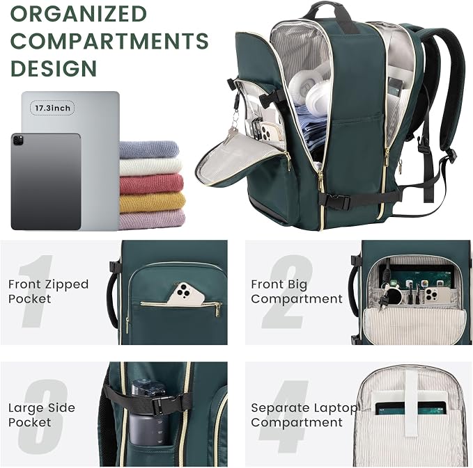 LOVEVOOK 50L Large Travel Backpack - Image 4