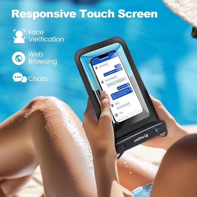 Rynapac [Up to 10" Large Waterproof Phone Pouch - Image 4