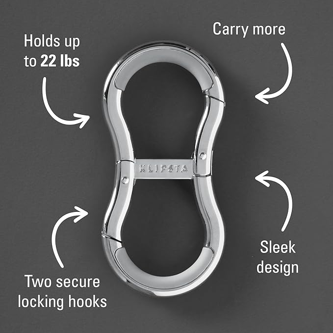 LINK Connector Clip. Women’s Keychain Clip, Fashion Carabiner - Image 3