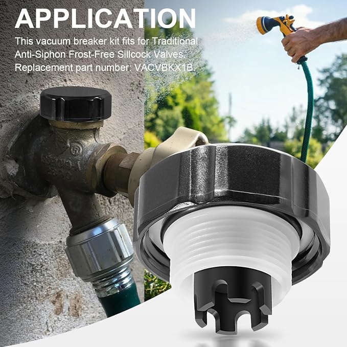 Replaces for VACVBKX1B Vacuum Breaker Replacement Kit for Traditional - Image 2