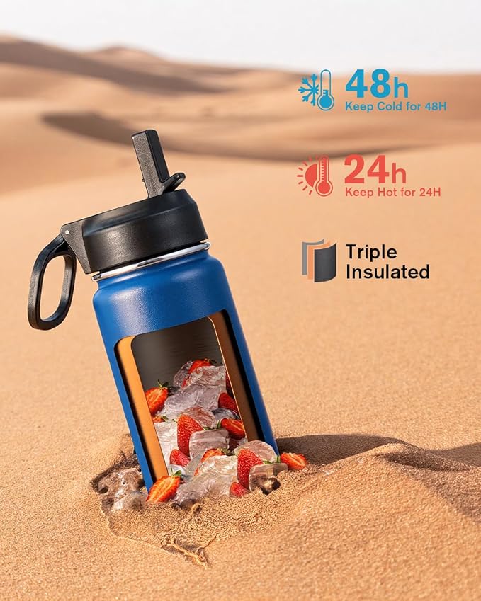 Coolflask Water Bottle 24 oz Insulated - Image 2