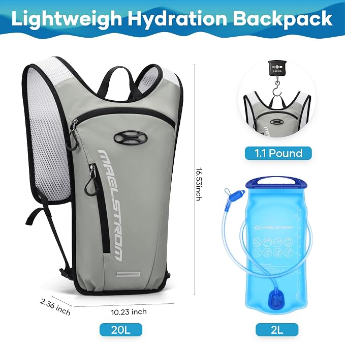 Maelstrom Hydration Backpack, Hiking Backpack - Image 4