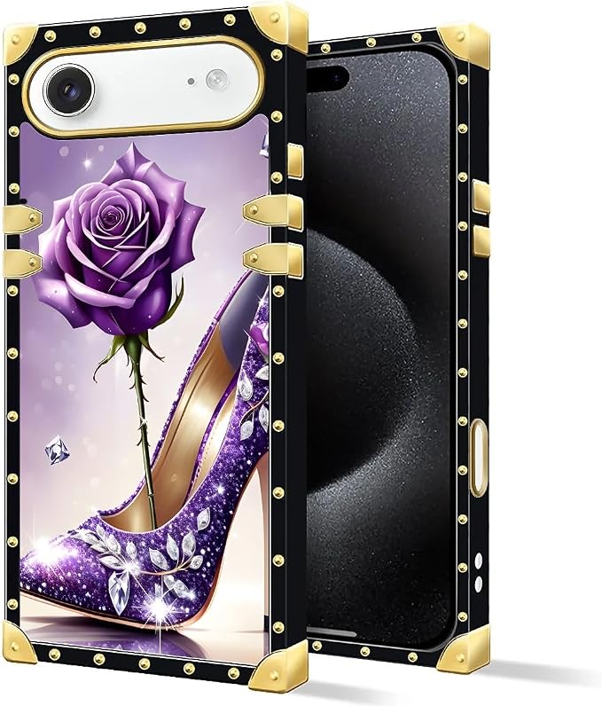 for iPhone 17 Air Case Luxury Golden Decoration - Image 2