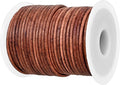 GENIQUE Real/Genuine Round Leather String Cord by GENIQUE