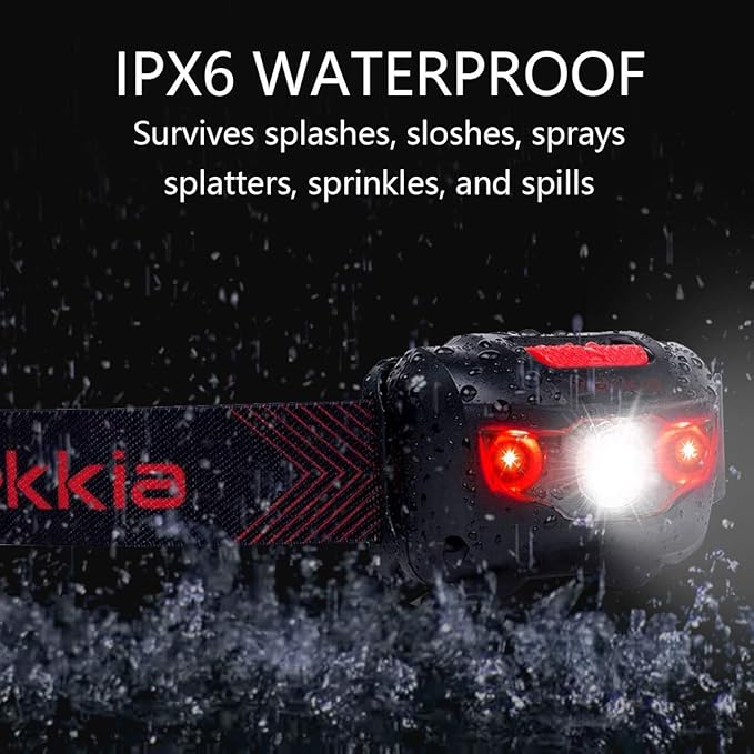 Vekkia Ultra Bright LED Headlamp-5 Lighting Modes, Camping Accessories Gear. - Image 3
