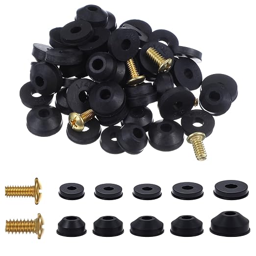 58PCS Rubber Faucet Washers Assorted Kit Outdoor Faucet Repair Kits by Xinjoduz