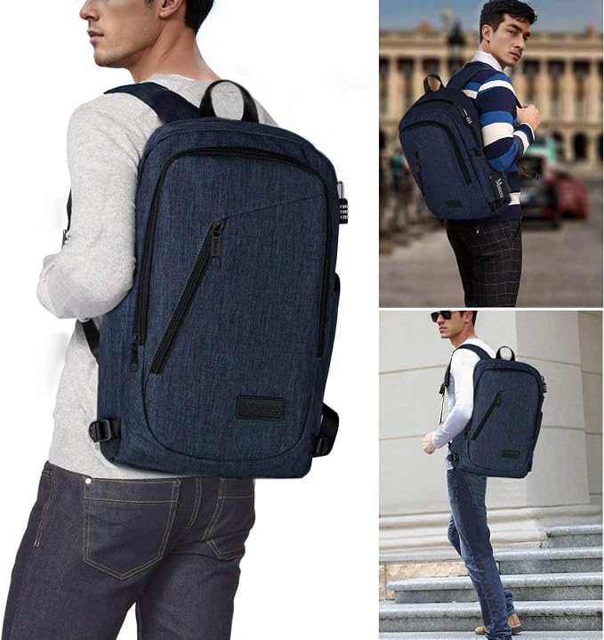 Mancro 17.3 in Business Laptop Backpack - Image 5
