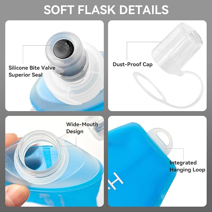 500ml Soft Flask Soft Water Bottle - Image 5